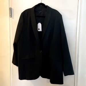 Black  US  Size large 22/24 One button blazer NWT set for donation 6.28  buy now